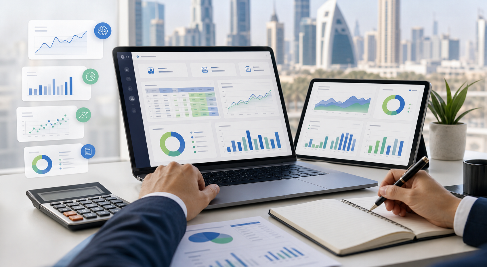 AI assisted finance workflow for forecasting reporting Excel and Power BI