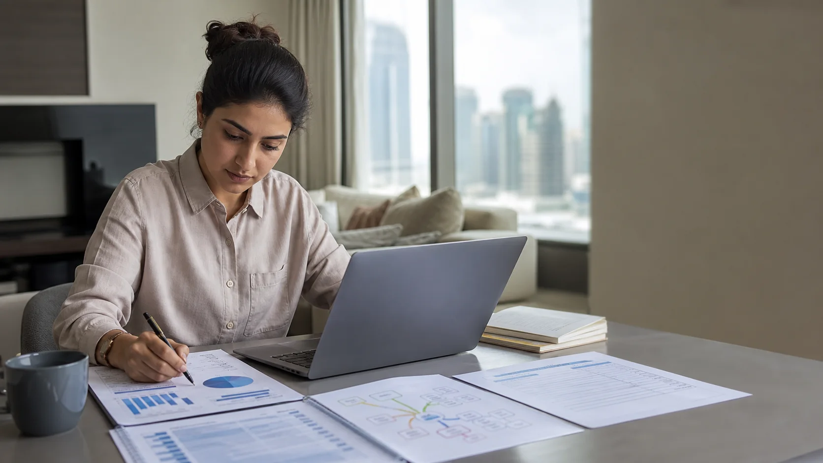 HR learner in Dubai using people analytics notes, templates and structured CHRM revision resources