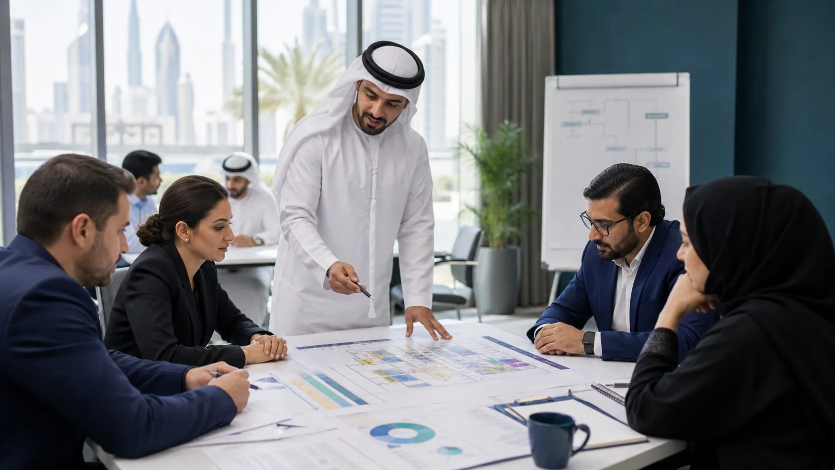 Logistics and supply chain workshop in Dubai classroom