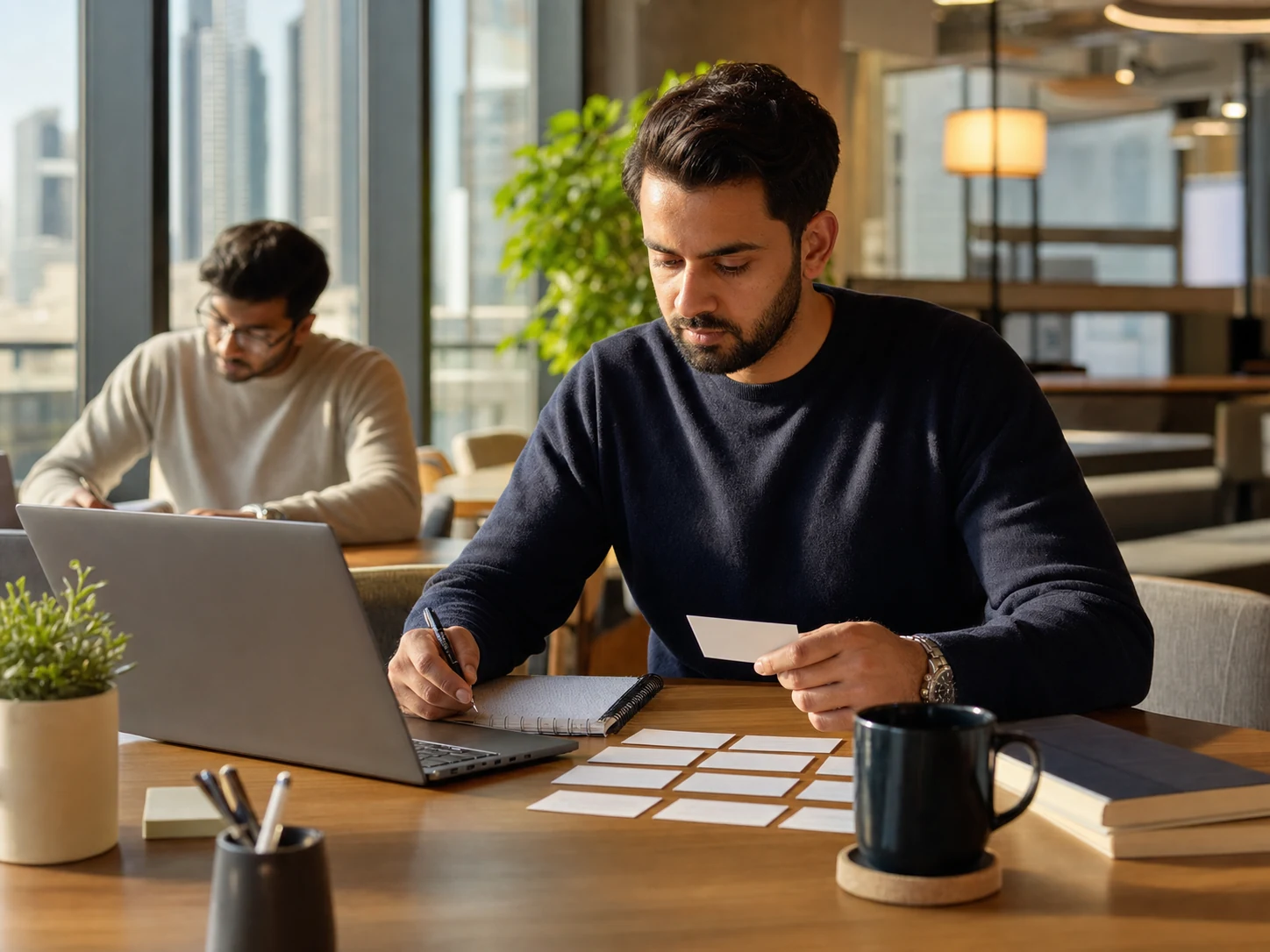 Professional preparing for CSCP certification with structured study resources in Dubai