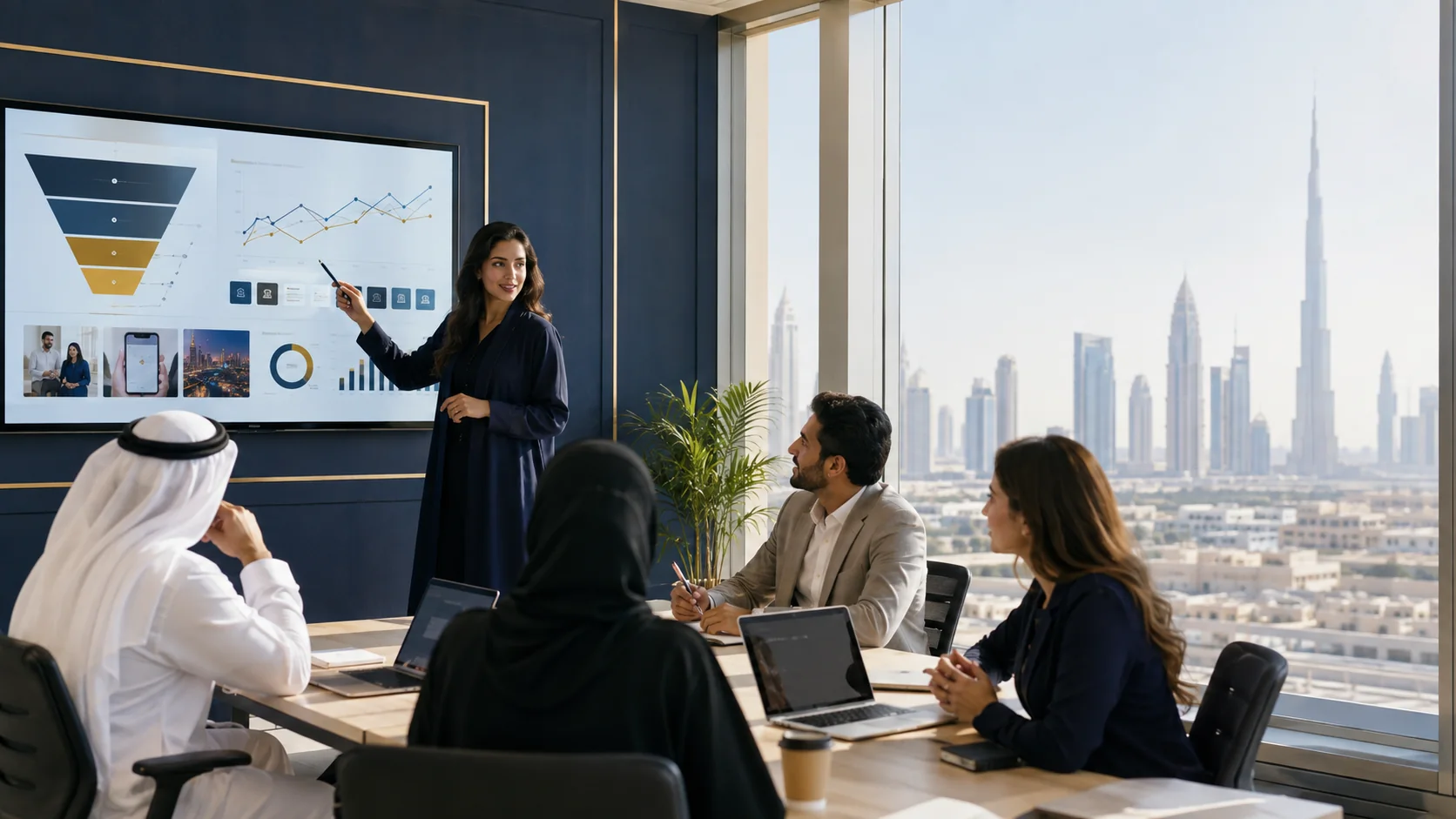 Digital marketing practice lab in Dubai with campaign planning workshop