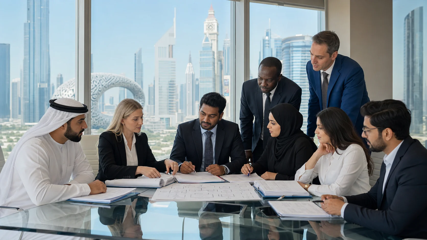Quality professionals reviewing QMS implementation evidence in Dubai