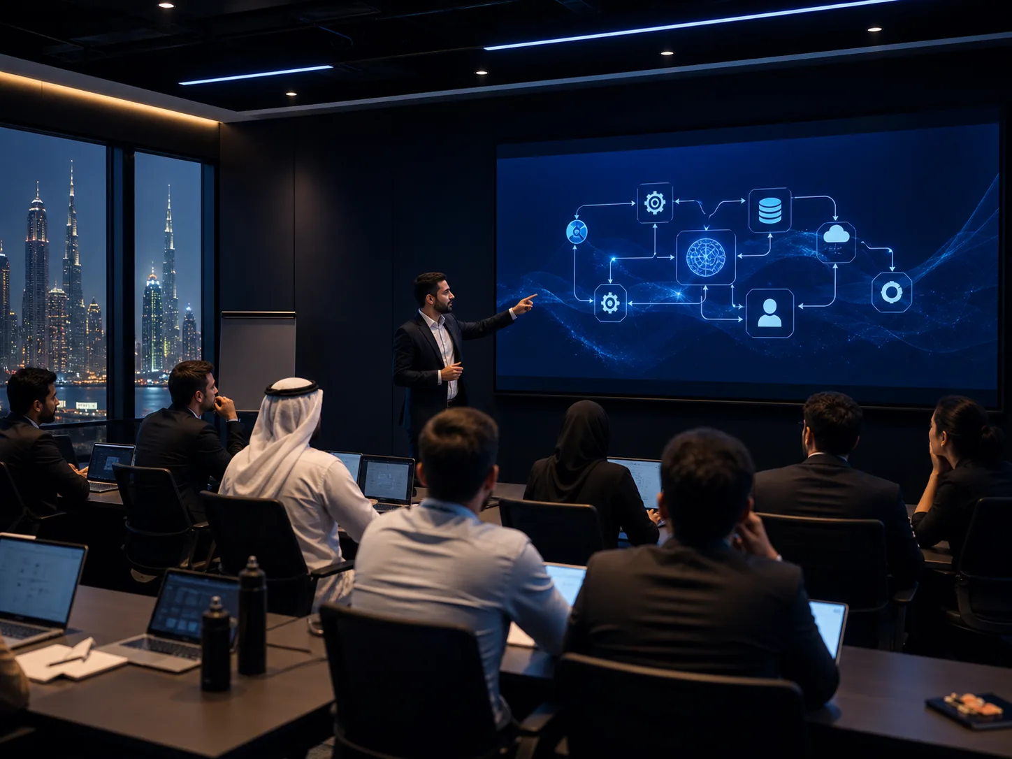 Corporate AI workshop for UAE professionals and teams