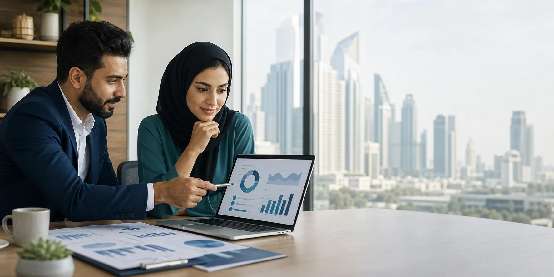 UAE professionals using Microsoft Copilot workflows for analysis and collaboration