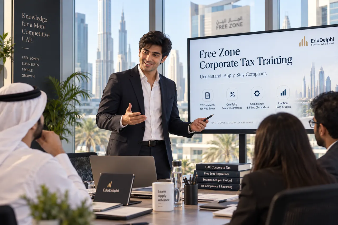 Free Zone Corporate Tax training workshop for Dubai professionals