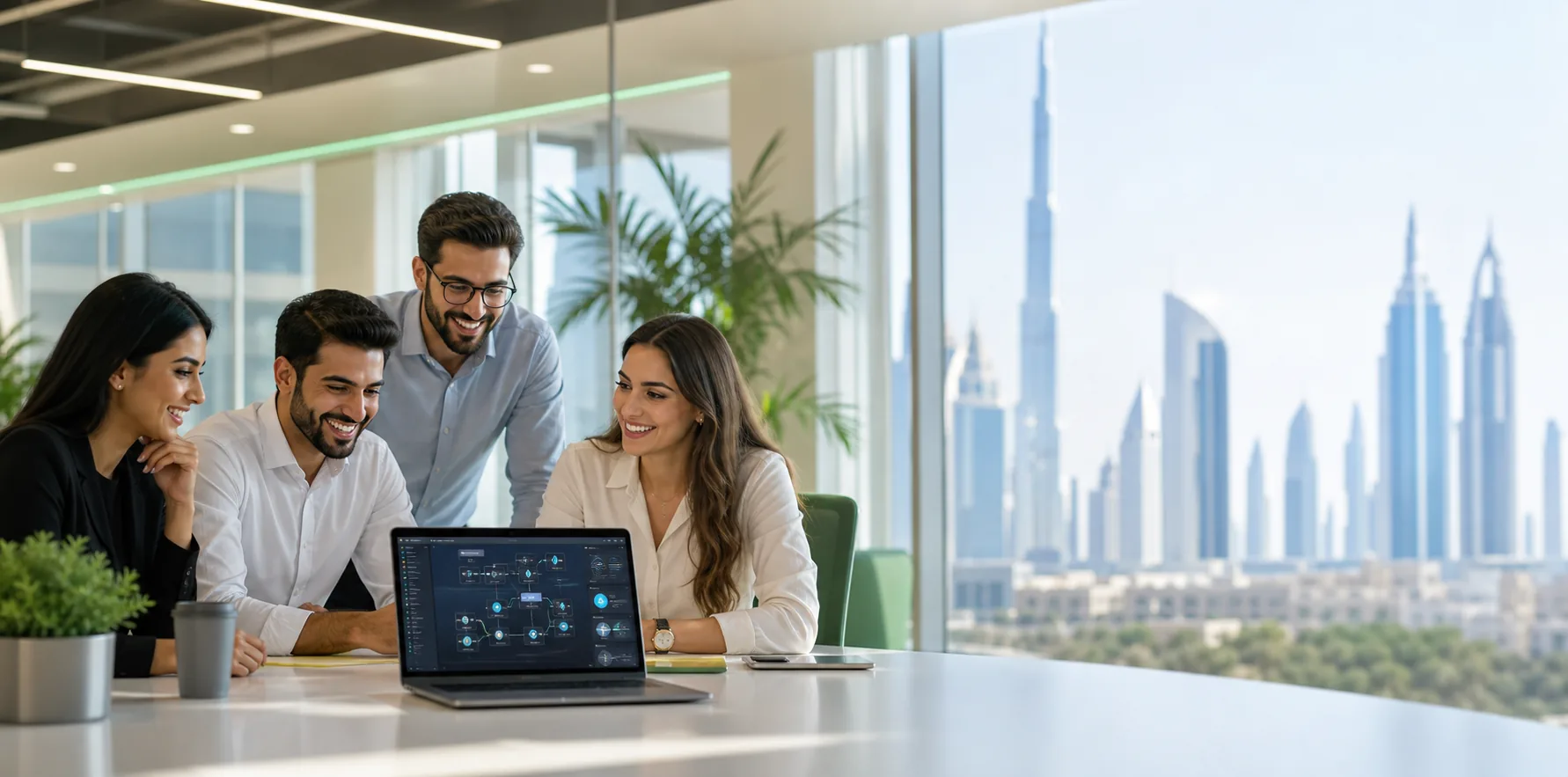 Generative AI and prompt engineering course in Dubai with professionals using AI tools