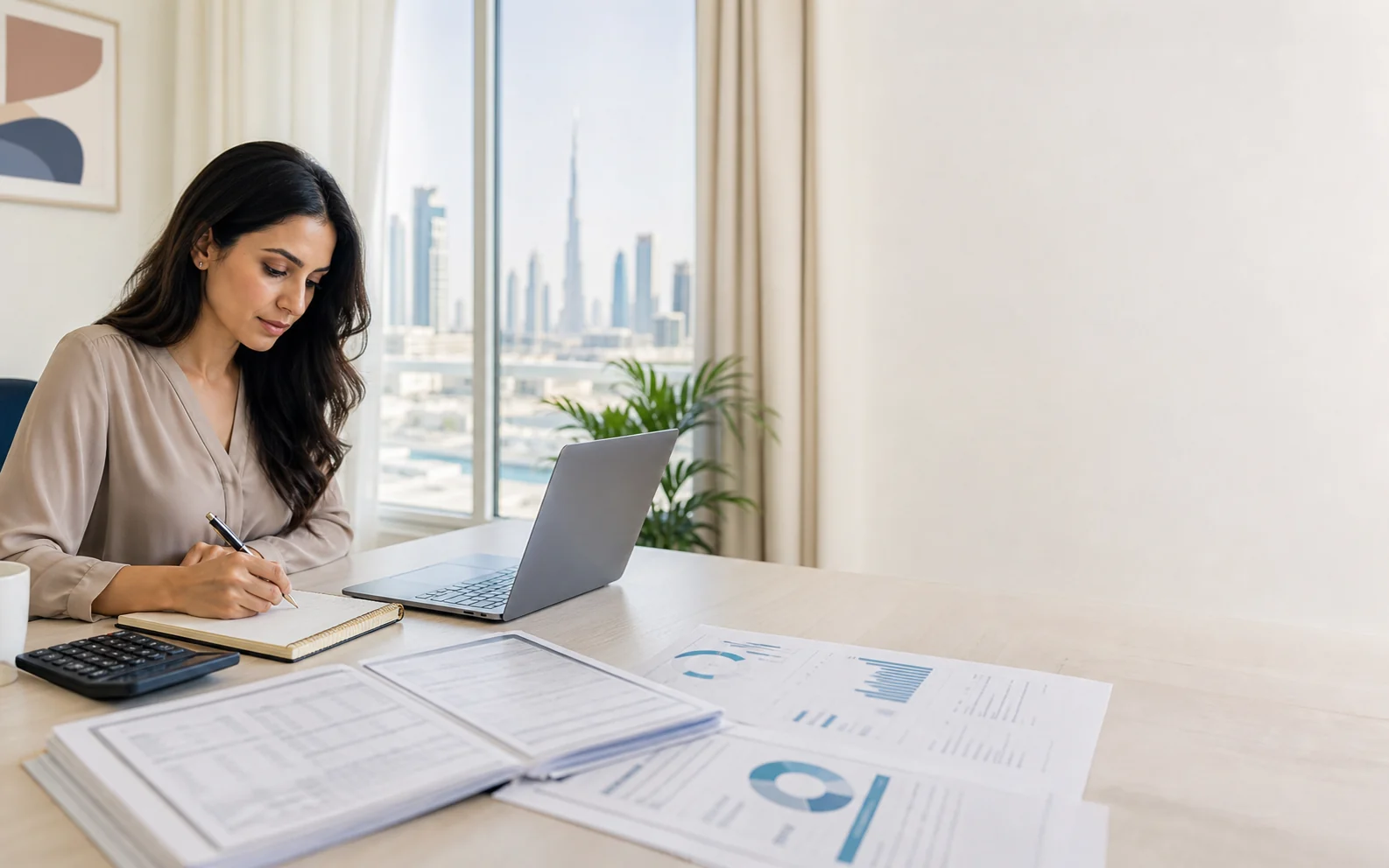Finance professional preparing for IFRS and DipIFR study in Dubai