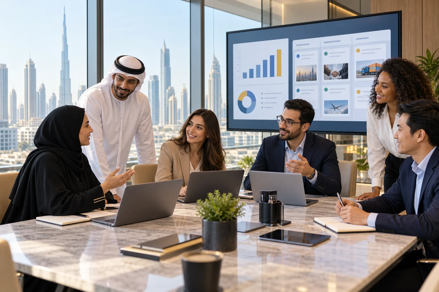 UAE professionals using Microsoft Copilot in finance HR sales and operations exercises