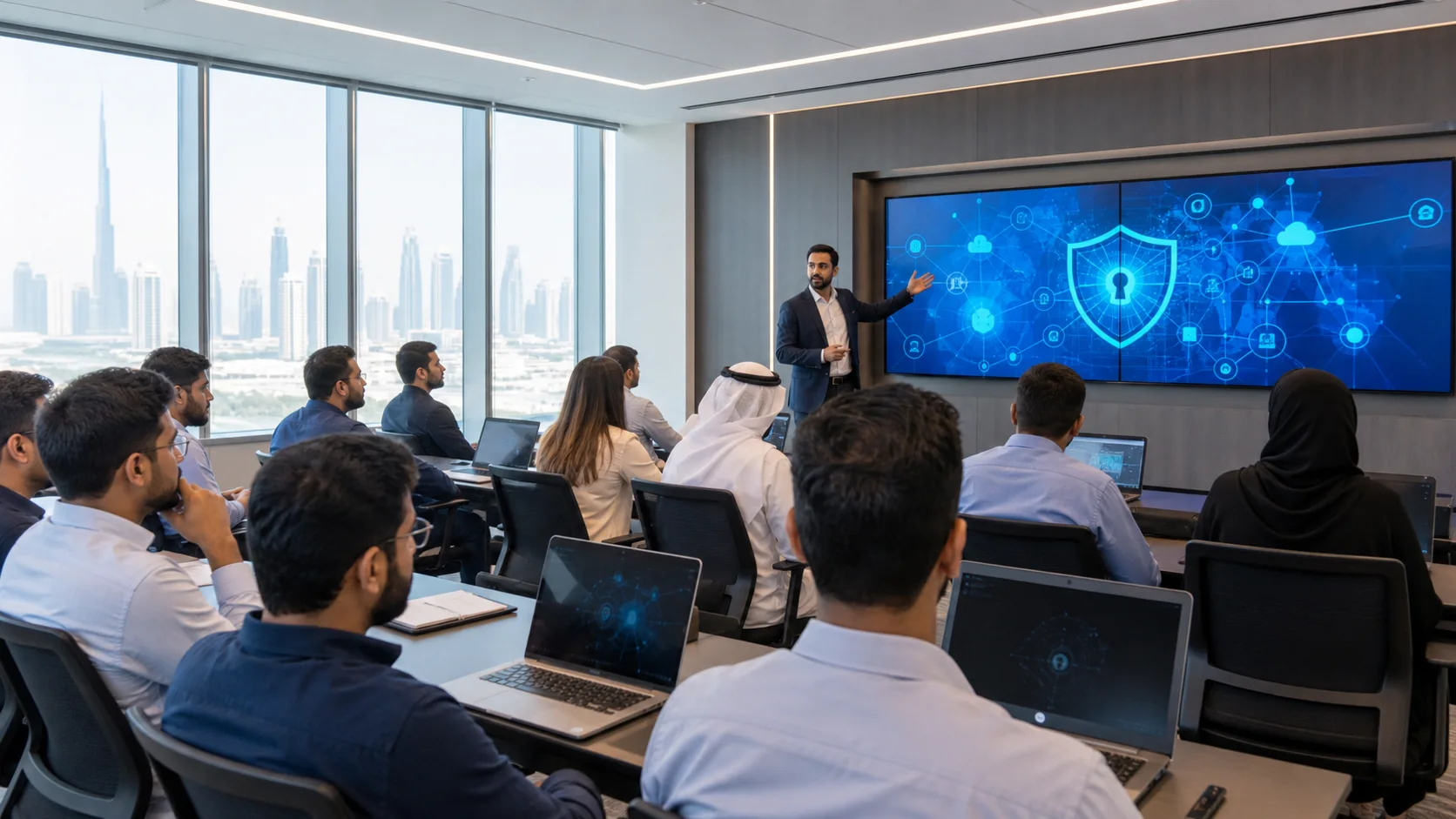CompTIA Security+ cybersecurity training workshop in Dubai