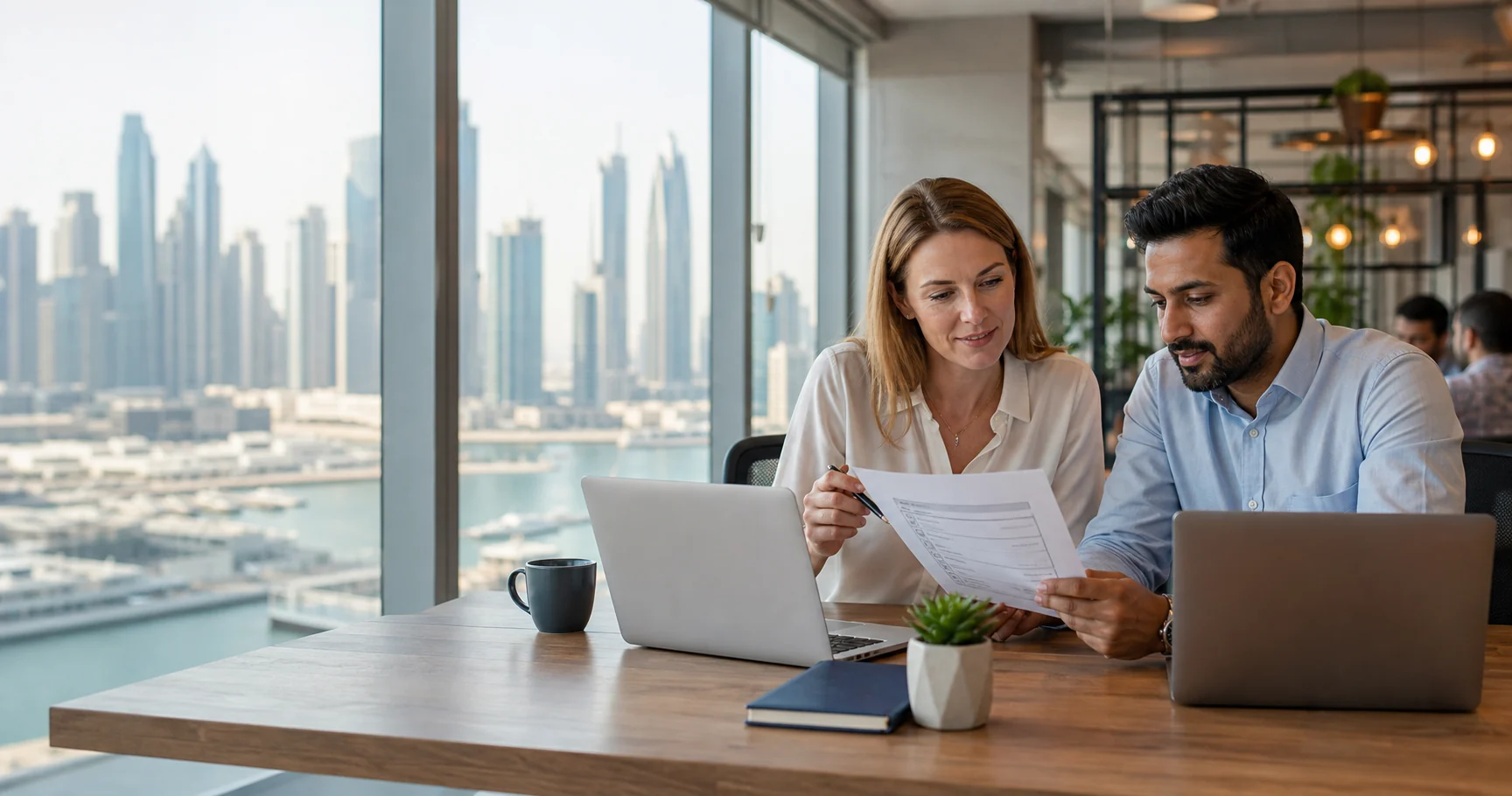 Finance professionals revising a TallyPrime accounting workflow in Dubai