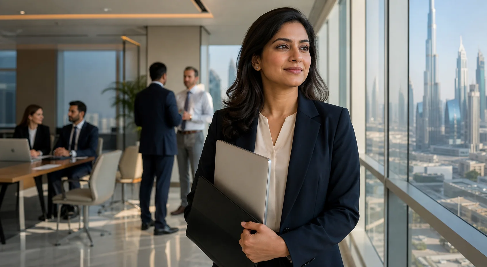 Finance professional building a US CPA career in a Dubai office