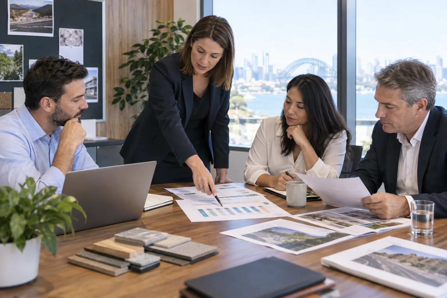 Australian procurement team evaluating supplier proposals and whole-life value