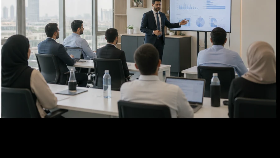 Accounting training classroom in Bahrain