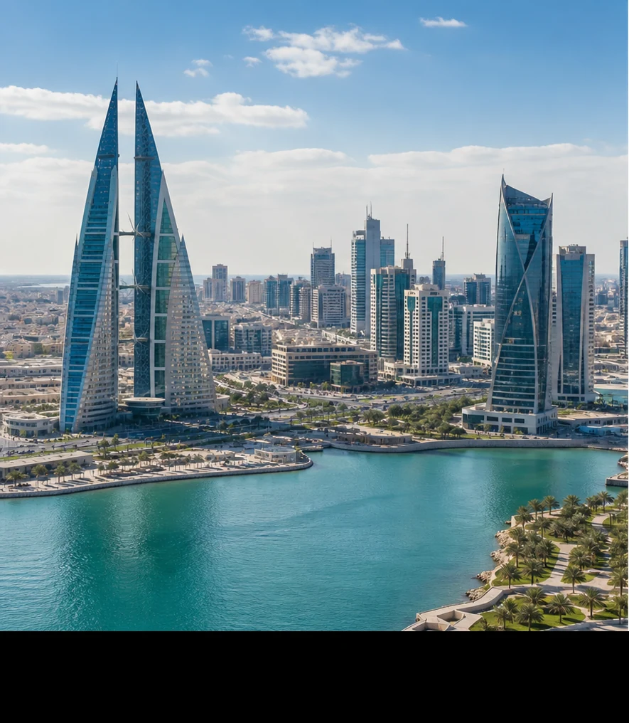 Bahrain skyline and finance district