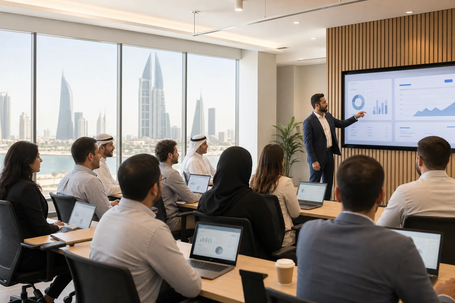 Hands-on Zoho Books training for a Bahrain finance team