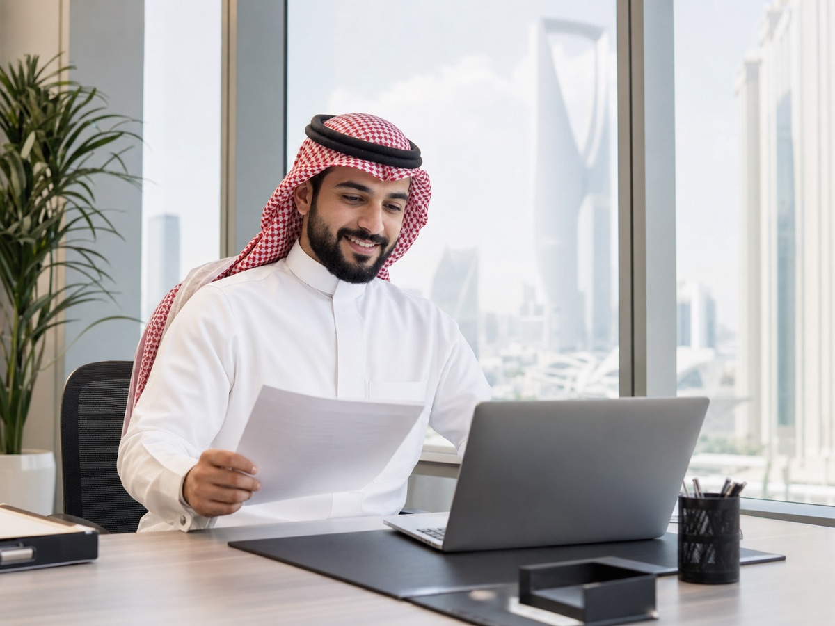Procurement professional in Saudi Arabia planning a CIPS Level 4 career progression path
