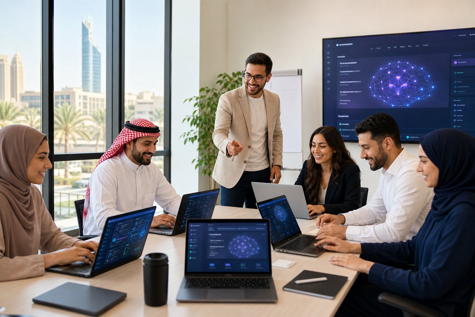 Corporate AI training workshop in Saudi Arabia for business teams
