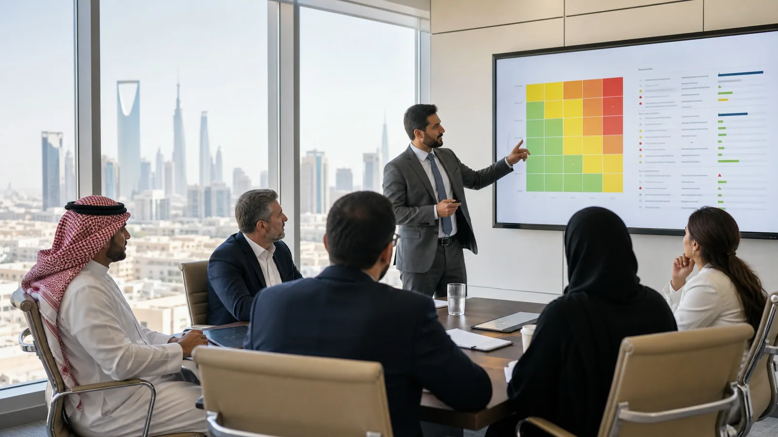 Professionals attending ISO IEC 27005 Risk Manager training in Riyadh