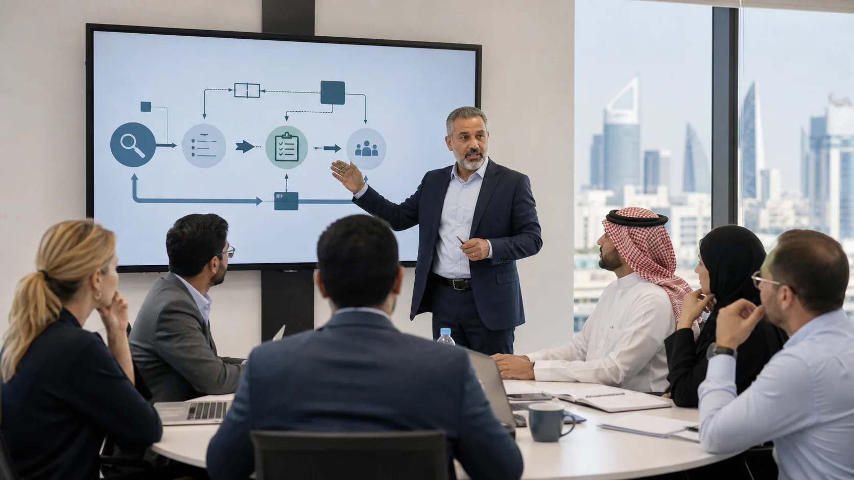 Quality and audit professionals attending ISO 9001 Lead Auditor training in Riyadh