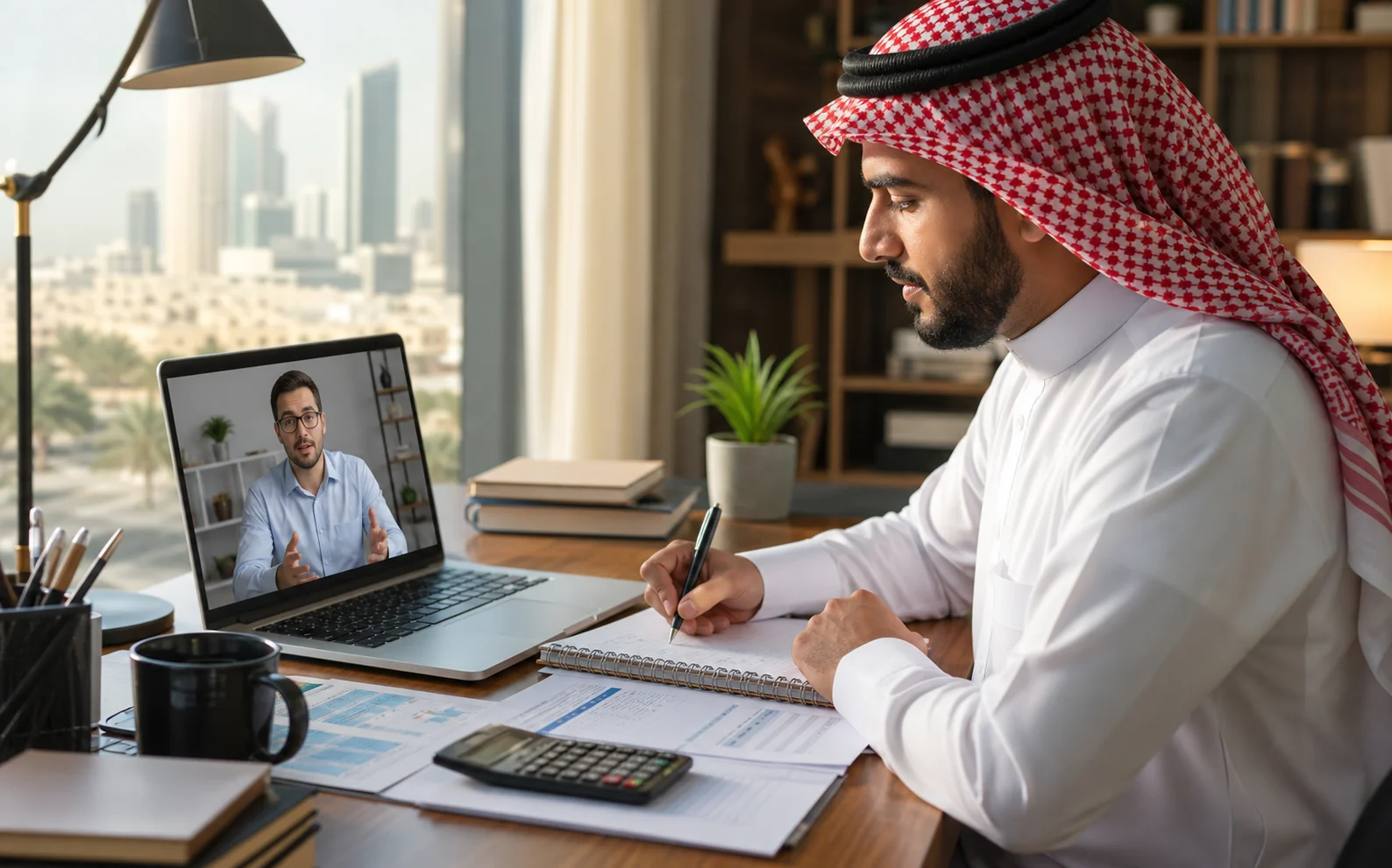 Accountant revising practical TallyPrime workflows in Saudi Arabia