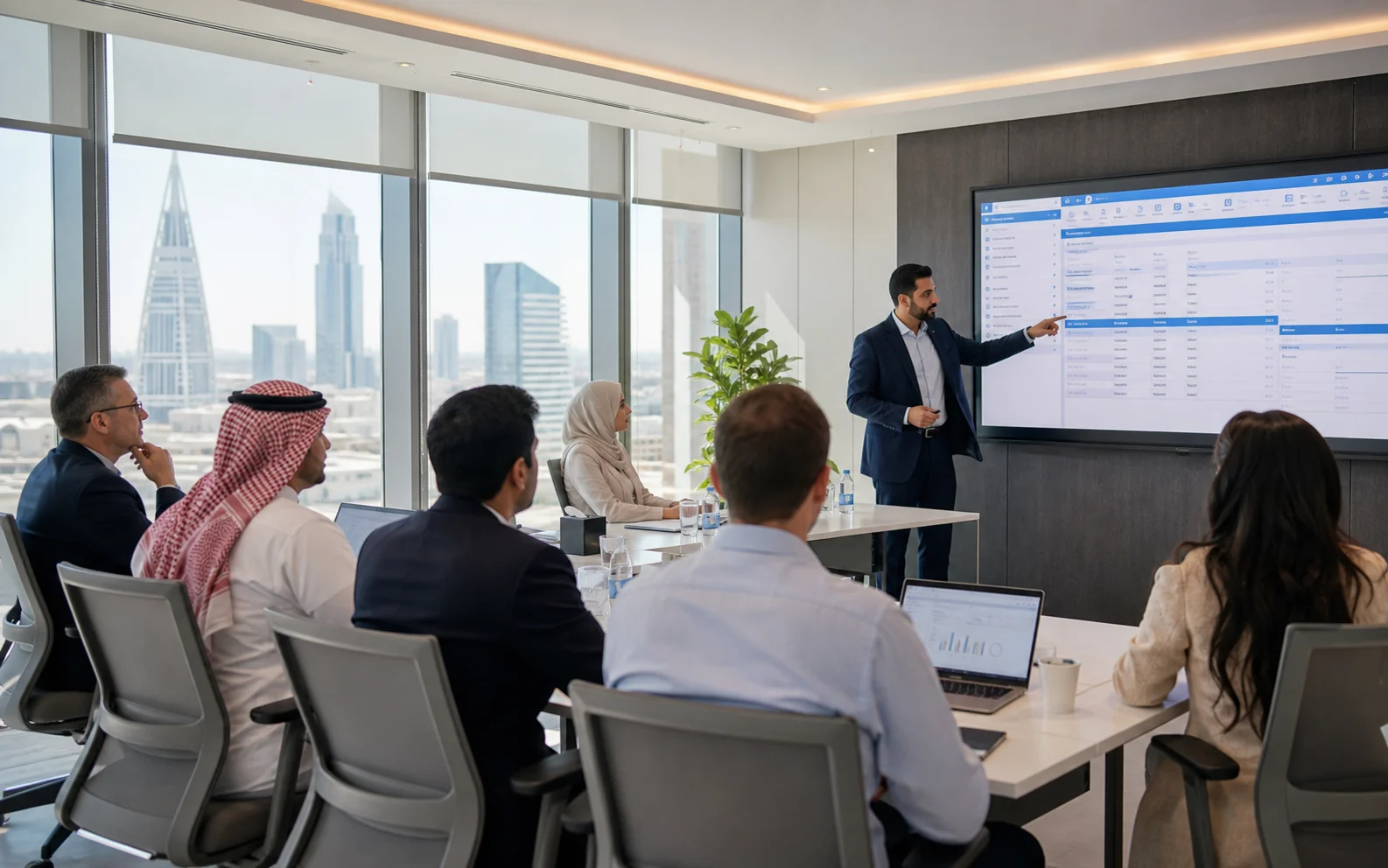 Saudi and expatriate professionals attending TallyPrime accounting training in Riyadh