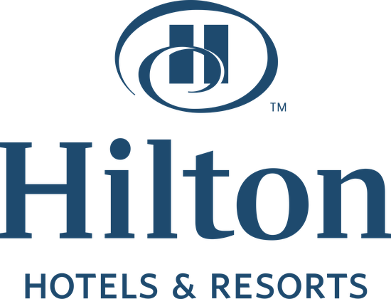 Hilton logo — organisation that received Microsoft 365 Copilot training from EduDelphi in Saudi Arabia