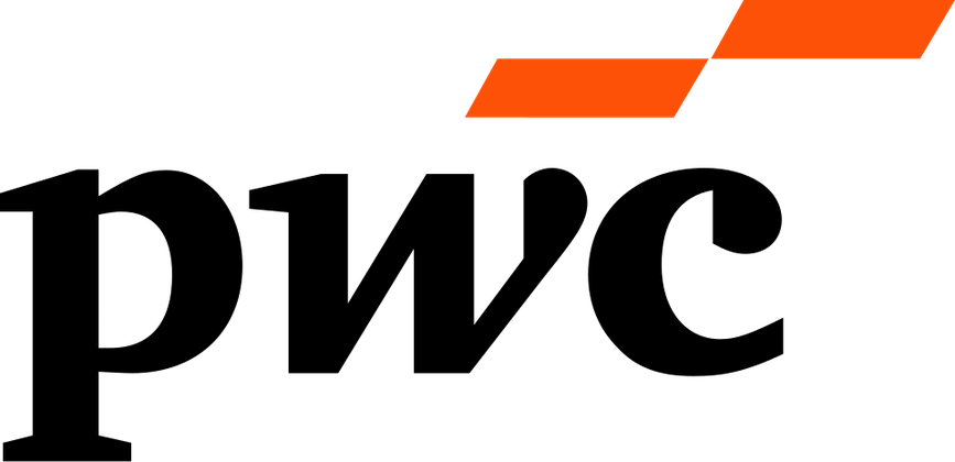 PwC logo — organisation that received Microsoft 365 Copilot training from EduDelphi in Saudi Arabia