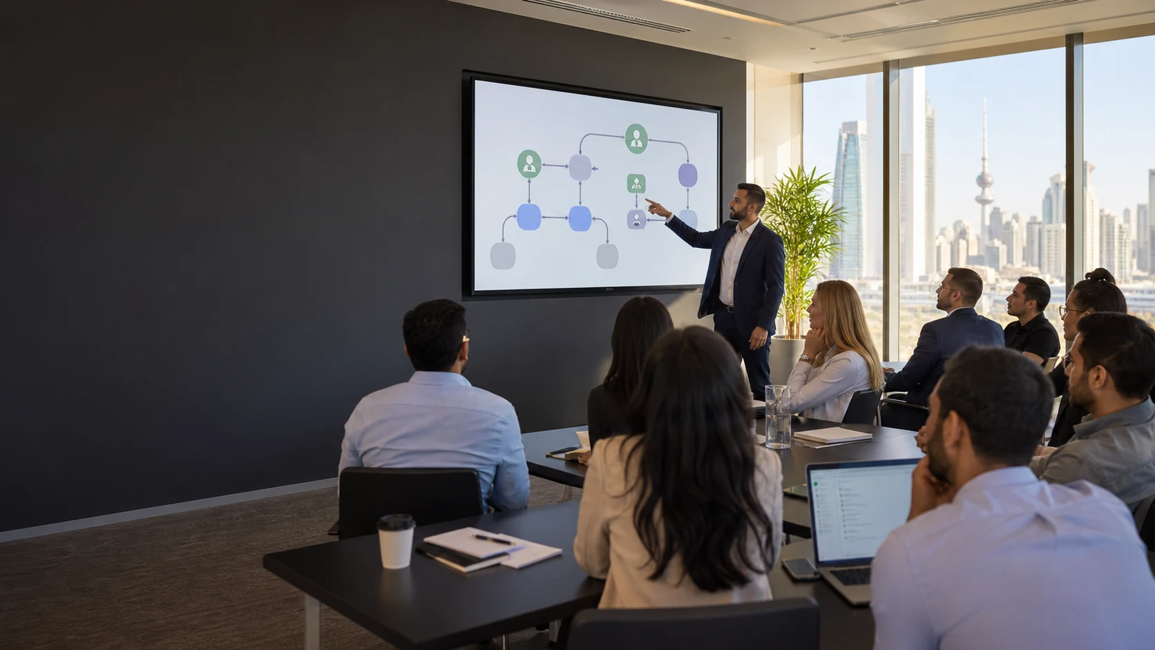 Professionals attending Microsoft Copilot training in Kuwait