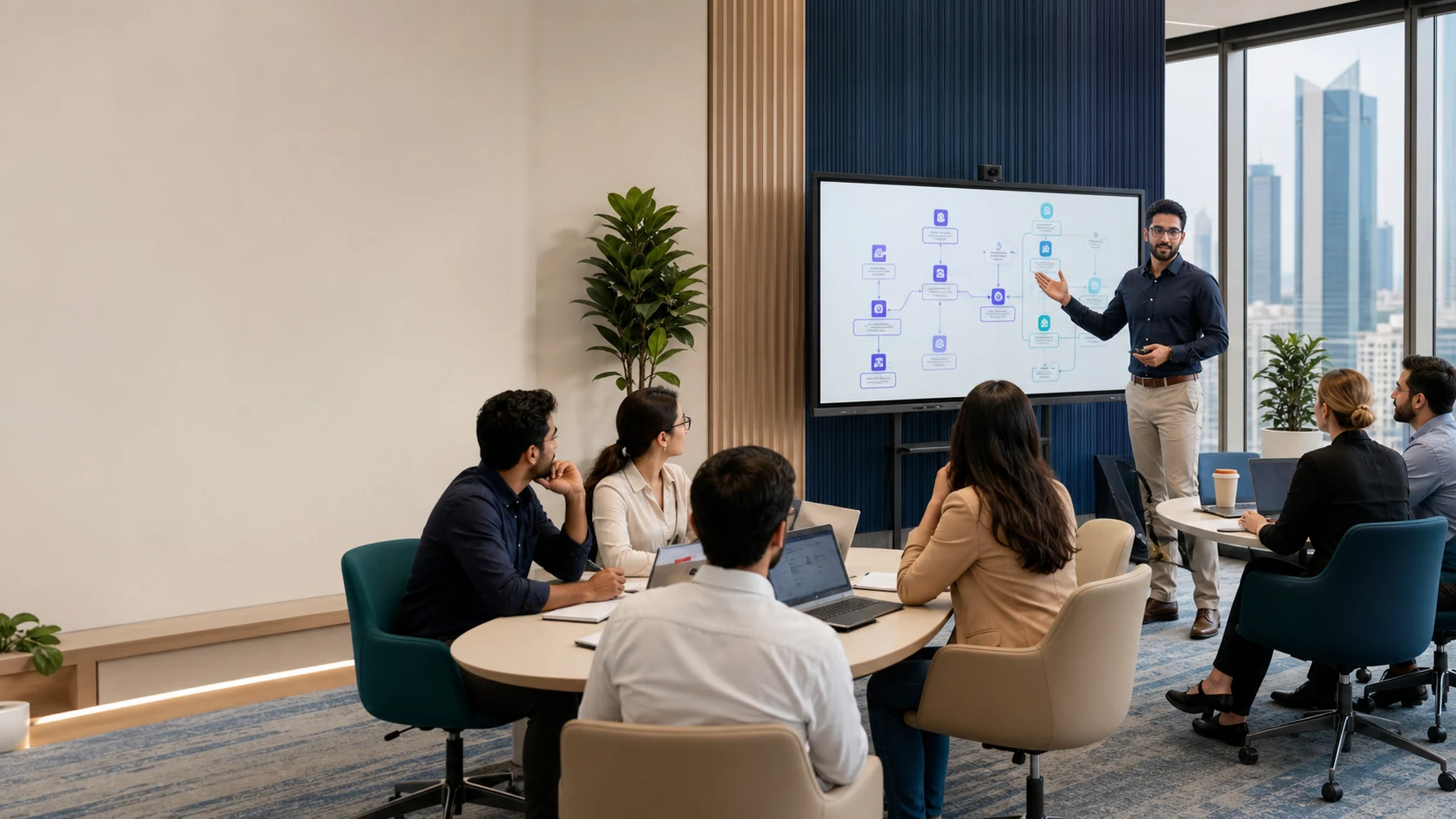 Corporate prompt engineering course session in Kuwait