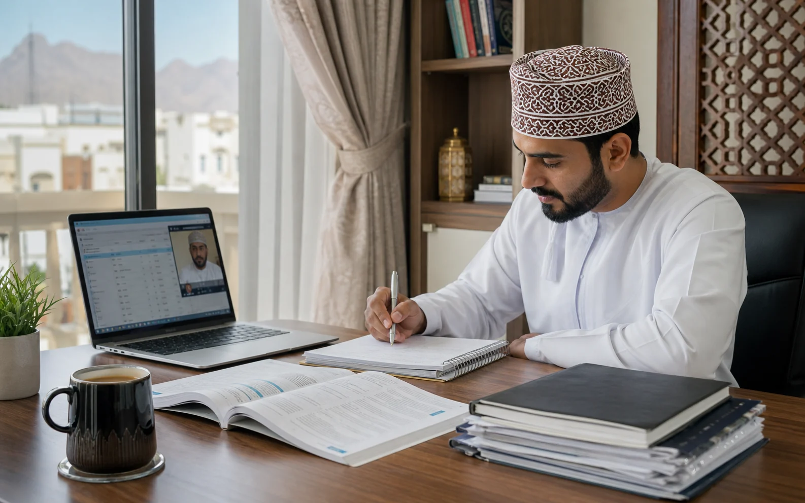 Finance professional revising TallyPrime workflows in Oman