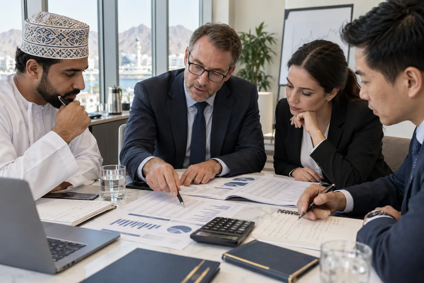 CFA question workshop with finance professionals in Oman