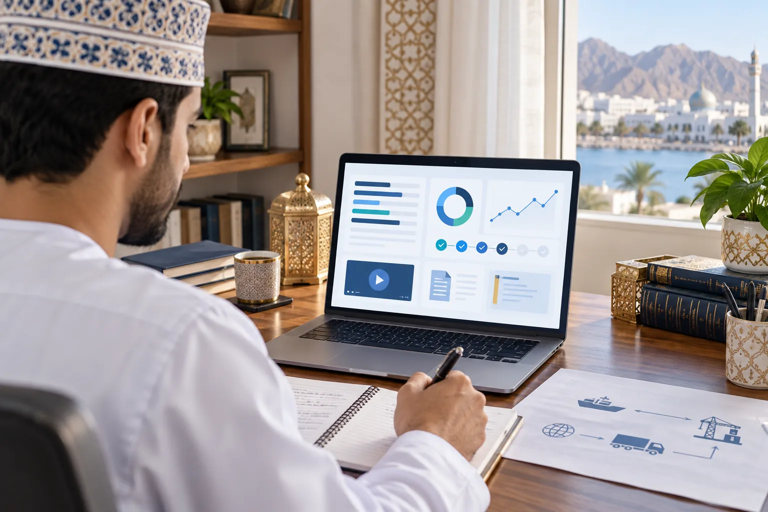 CITF learner in Oman using recordings, progress tracking, question practice and mock analysis