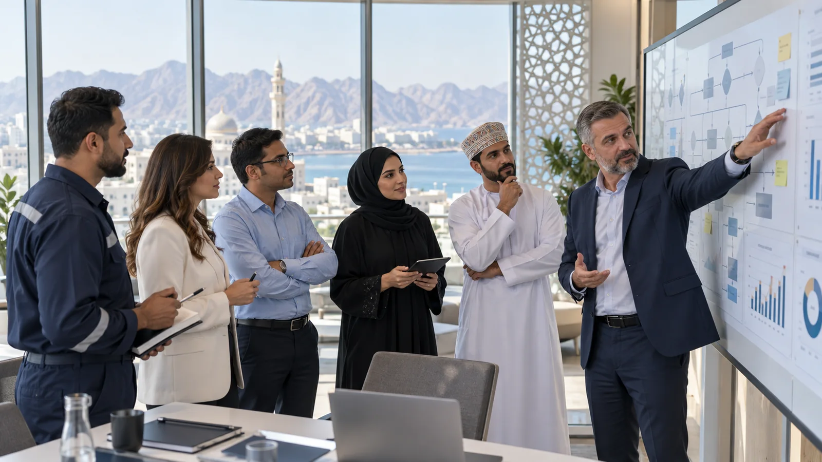Corporate ISO 9001 auditor training for an Oman-based team