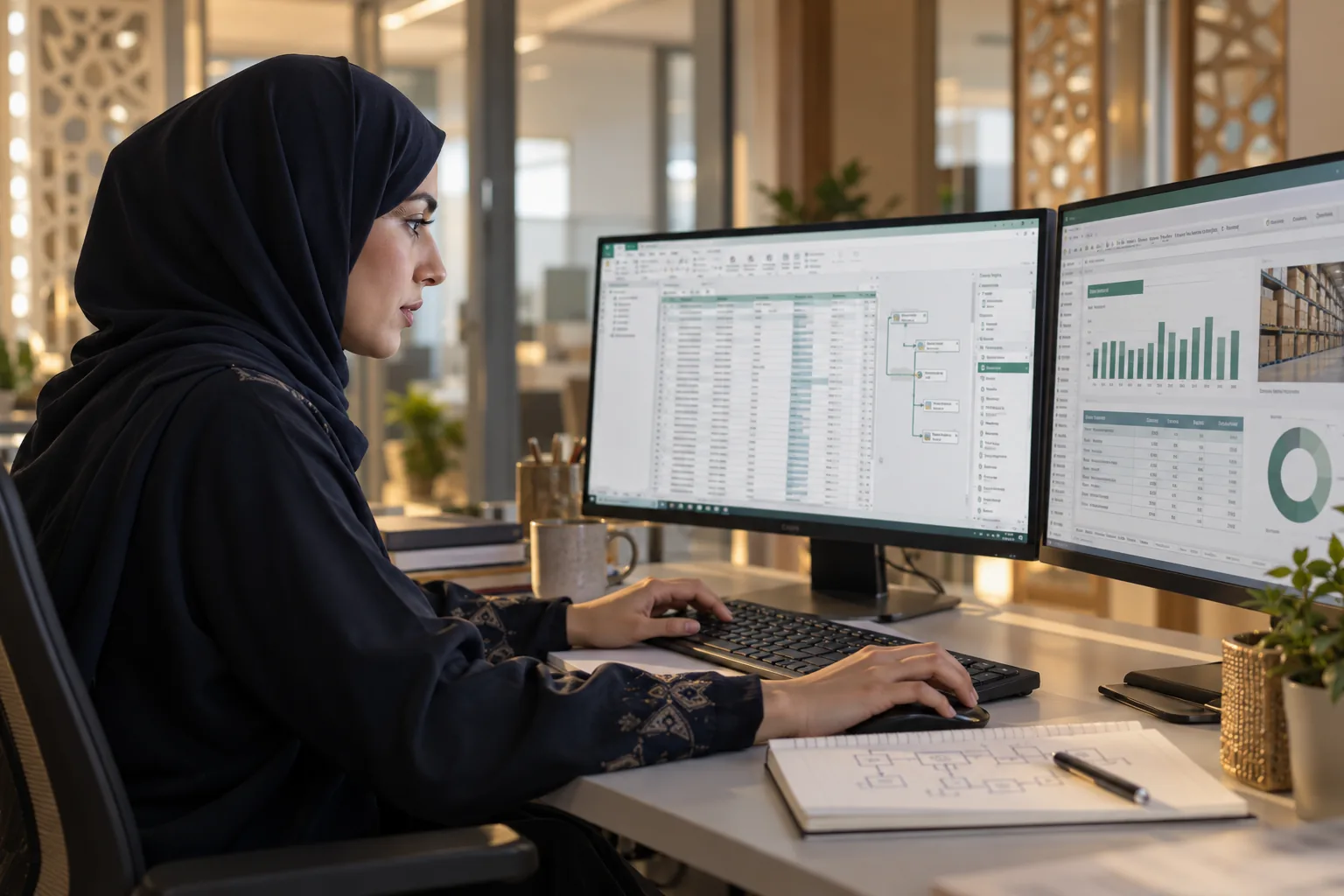 Business analyst using Power Query and Excel reporting workflows in Oman