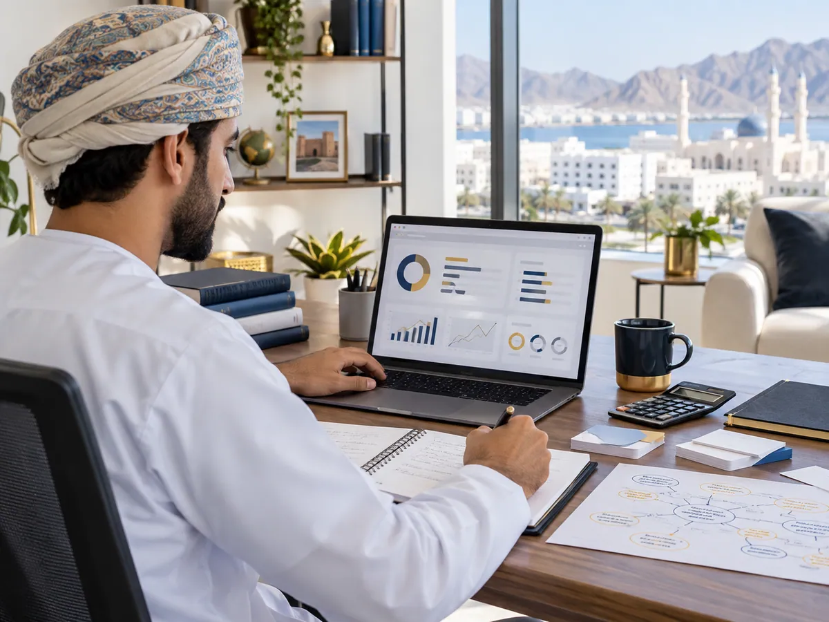 Oman professional using the EduDelphi CMA LMS and revision resources