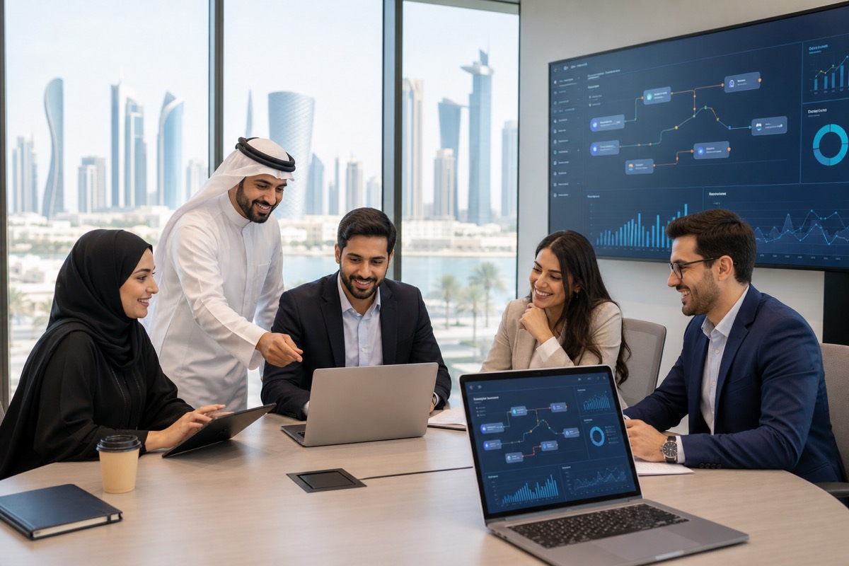 Corporate AI training workshop in Qatar for business teams