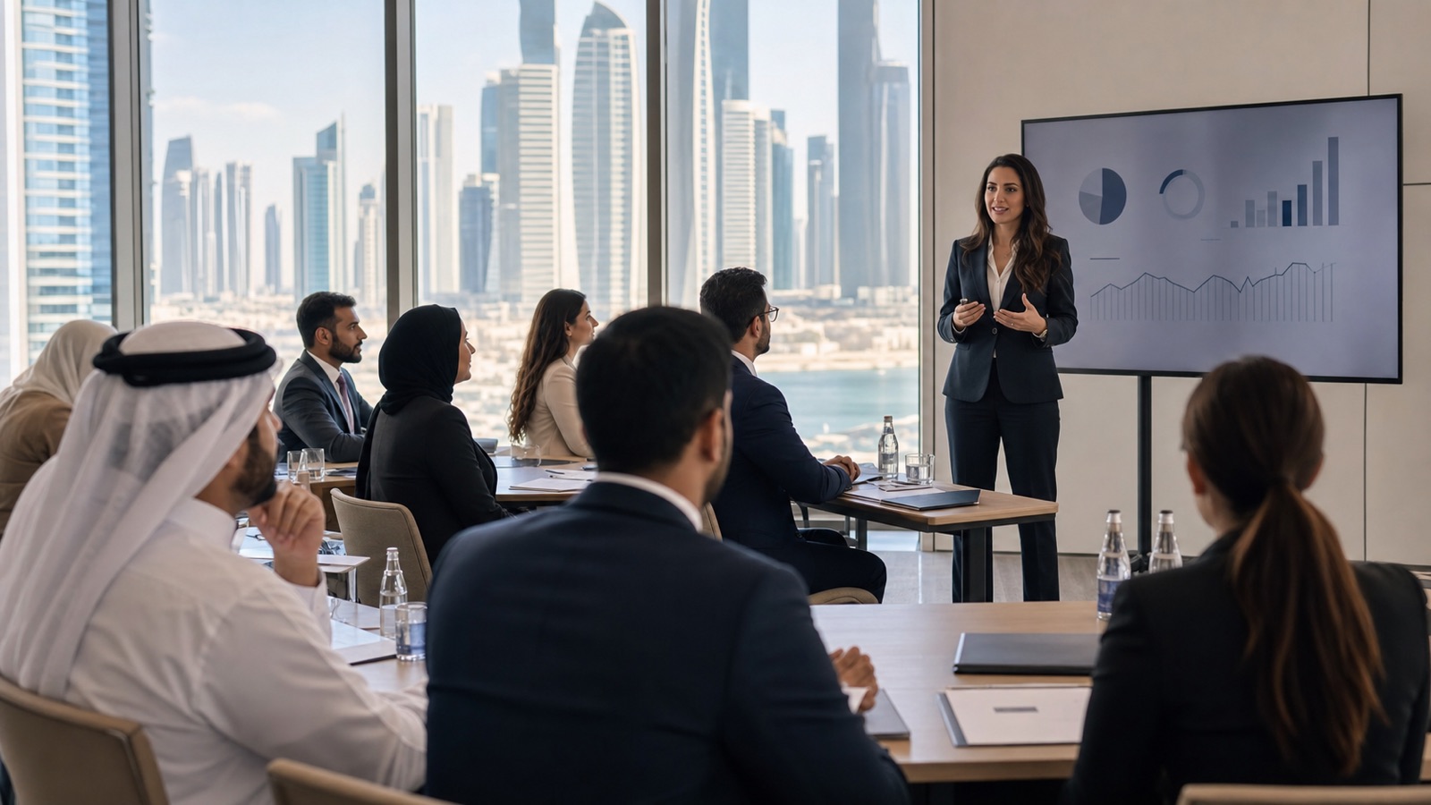 Procurement and supply professionals in a live training workshop in Doha, Qatar