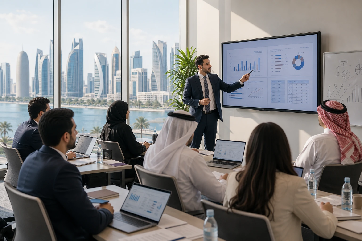 Accounting training classroom in Doha Qatar