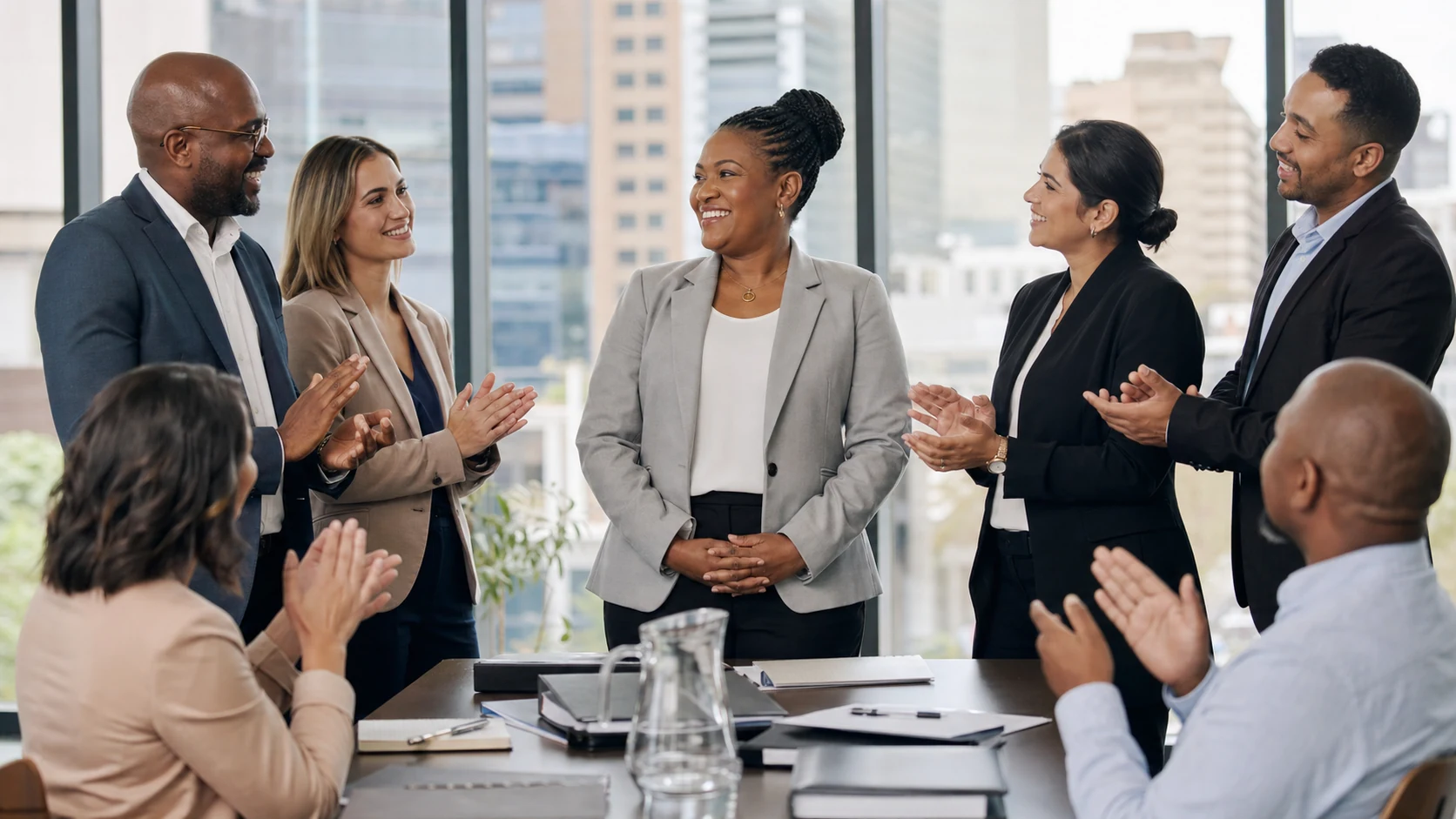 Quality professional being recognised after leading an audit close-out in Johannesburg