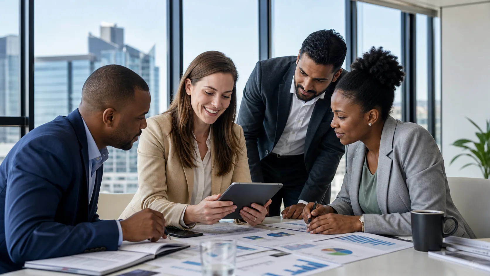 South African risk and governance professionals discussing a control decision
