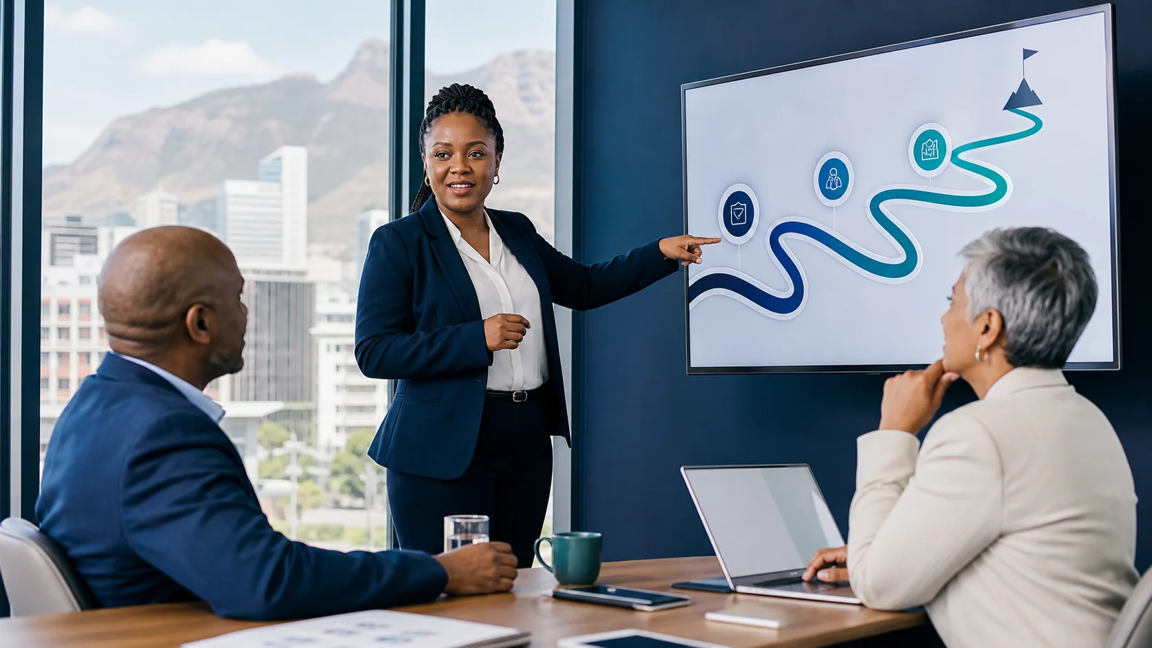 South African audit professional explaining an assurance and technology-risk career path