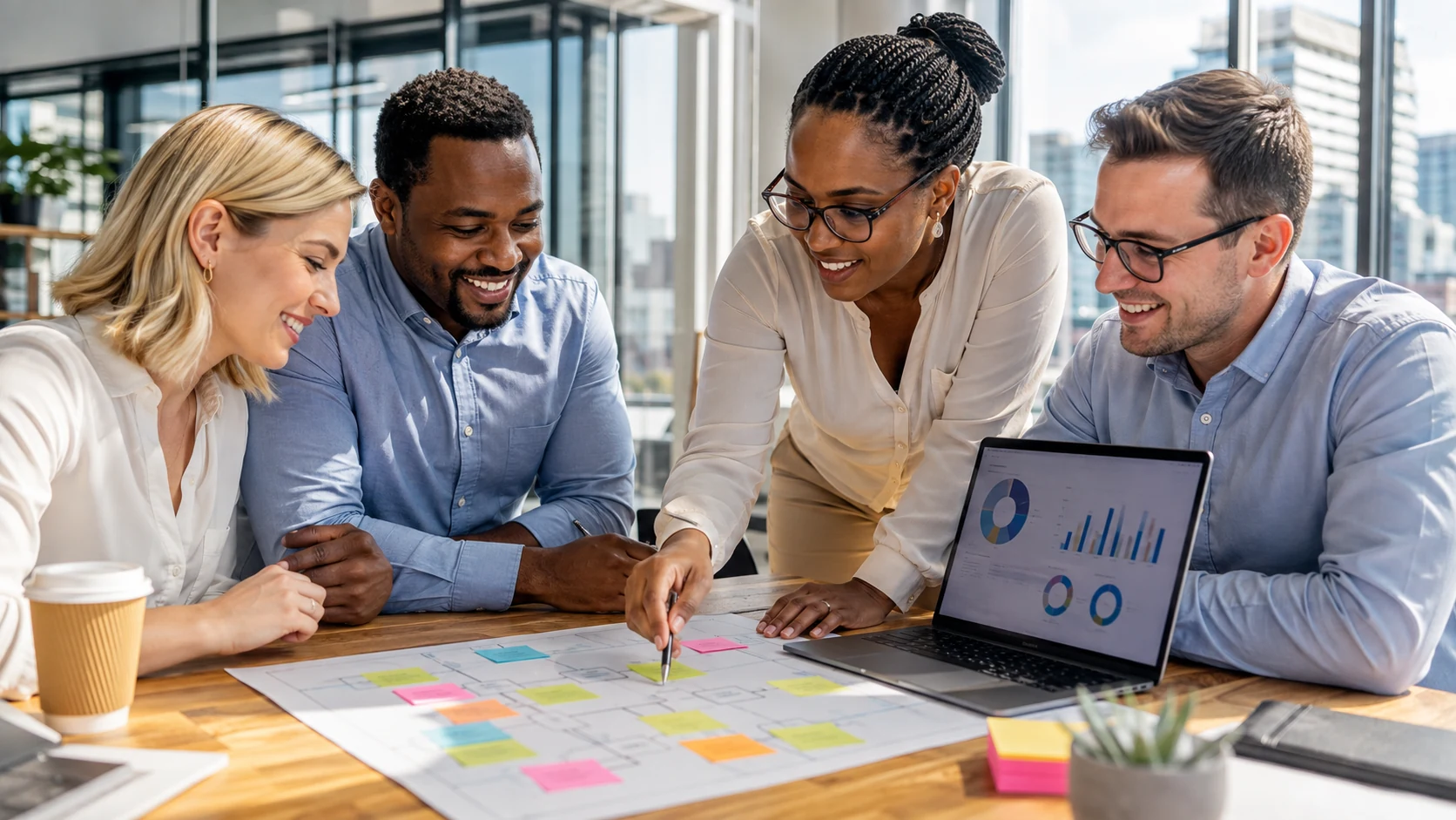 Professional studying Lean Six Sigma process mapping in South Africa