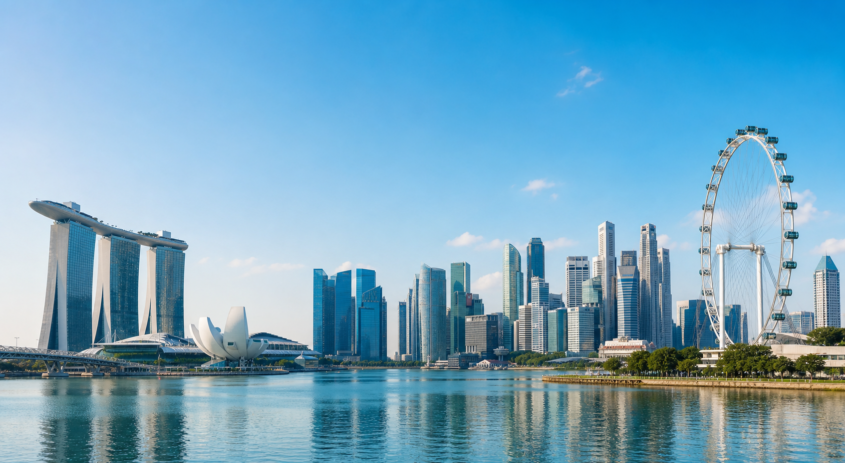 Singapore skyline during the day