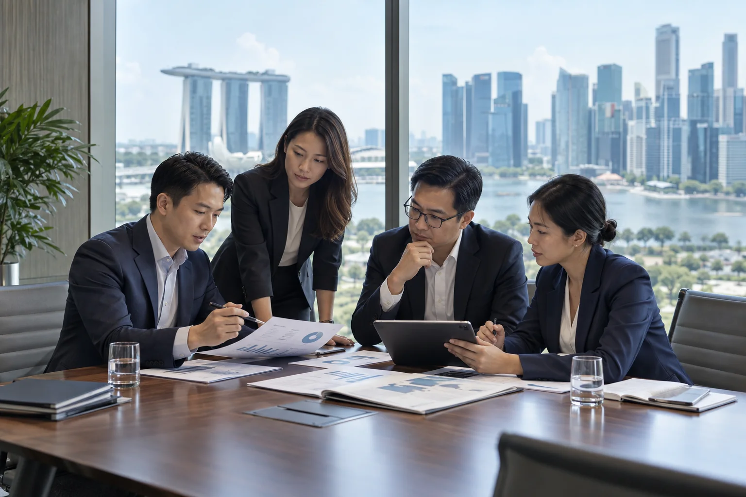 Investment analysis discussion in Singapore