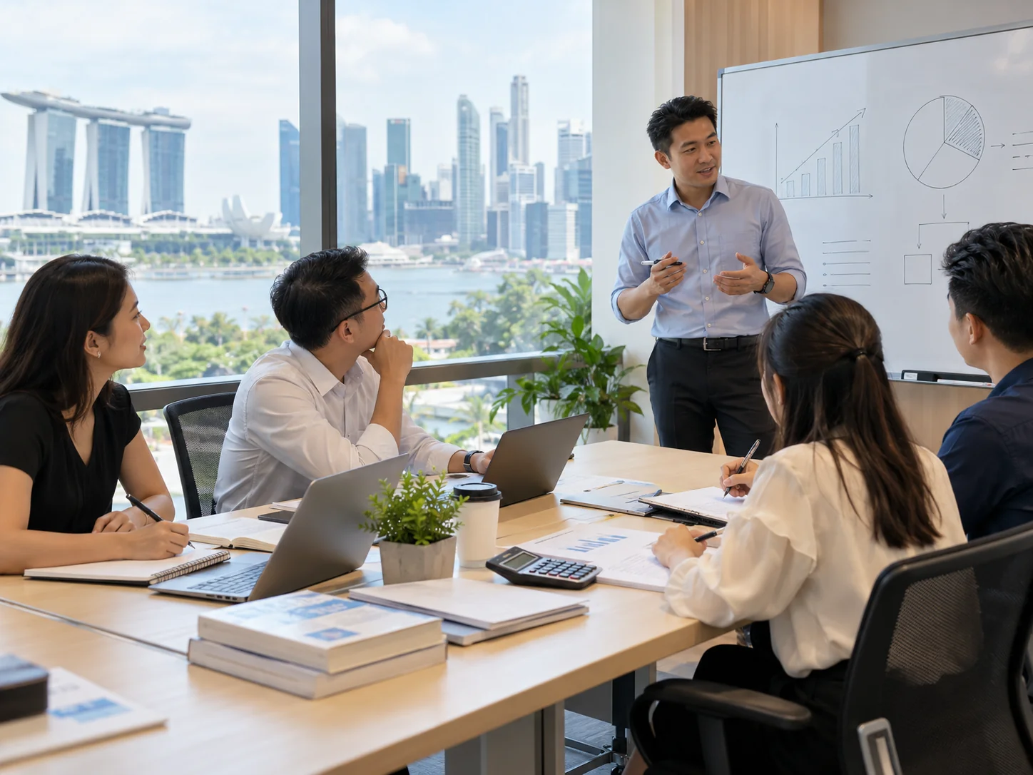 Illustrative instructor-led ACCA classroom in Singapore