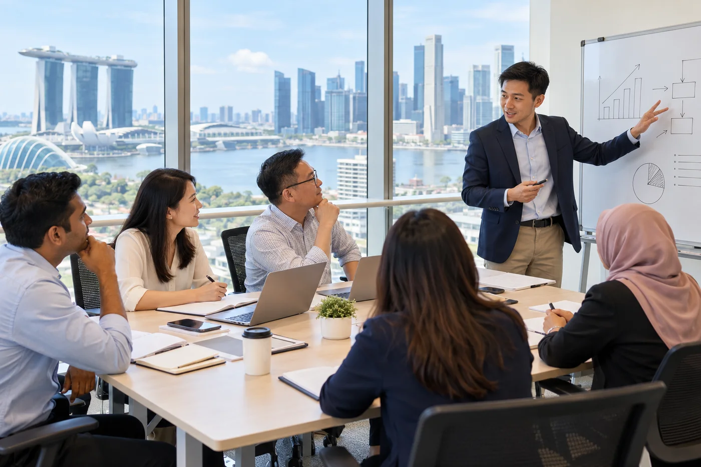 Illustrative professional corporate learning workshop in Singapore
