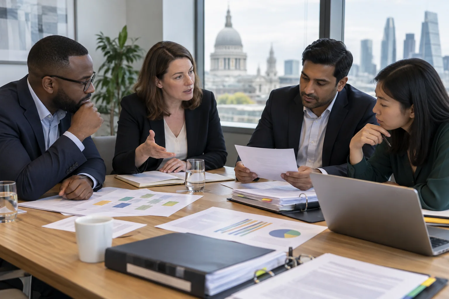 Internal audit professionals reviewing evidence and controls during CIA training in the UK