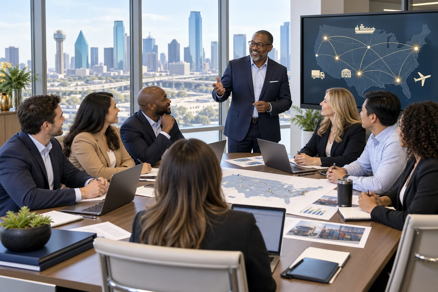 Corporate CLTD logistics training workshop for a United States team