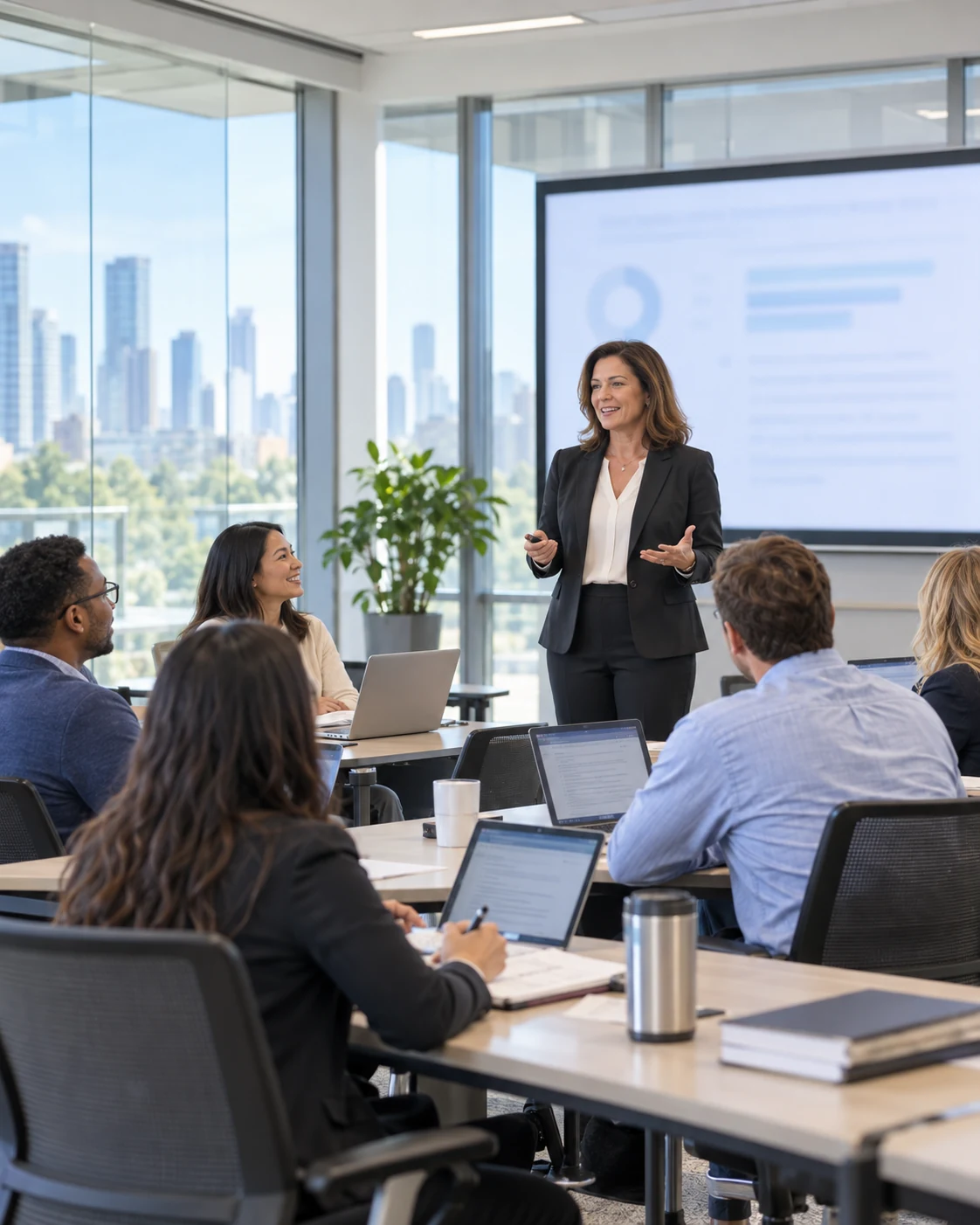 Professional instructor leading an EduDelphi USA classroom session