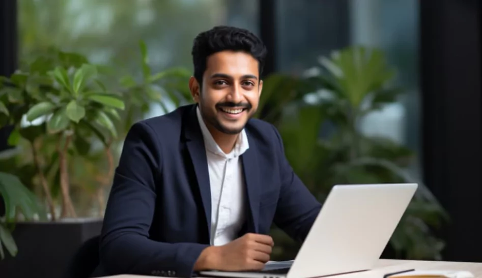 Man With Laptop